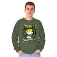 thumbnail image 1 of Retro Comic Stay Humble Hustle Hard Men's Crewneck Sweatshirt Brisco Brands S, 1 of 6
