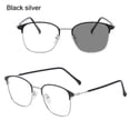 thumbnail image 1 of Retro Computer Anti Blue Light Eyewear Photochromic Sunglasses Blue Light Blocking Glasses Men Women Sunglasses Discolored Glasses BLACK SILVER, 1 of 8