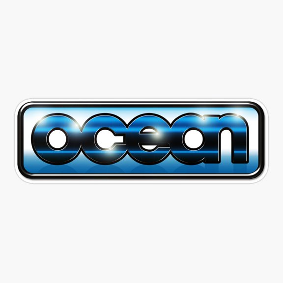 Retro Computer Games Ocean Themed Sticker