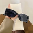thumbnail image 1 of Retro Concave Sunglasses for Women and Men, UV Protection, Sporty Small Box Leopard Print Design, Resin Lenses, 1 of 2