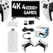 Retro Console, Retro 4k Gaming Stick Pro, Retro Console Gamepad Controller for Boy Gift, Home Game, Entertainment 64