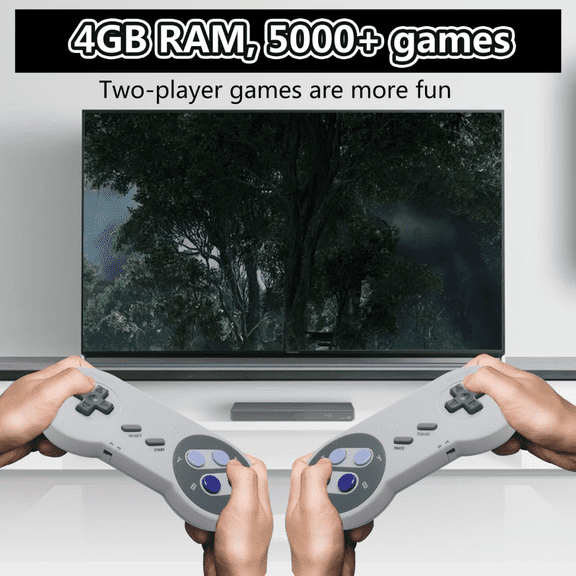 Retro Console, Retro 4k Gaming Stick Pro, Retro Console Gamepad Controller for Boy Gift, Home Game, Entertainment