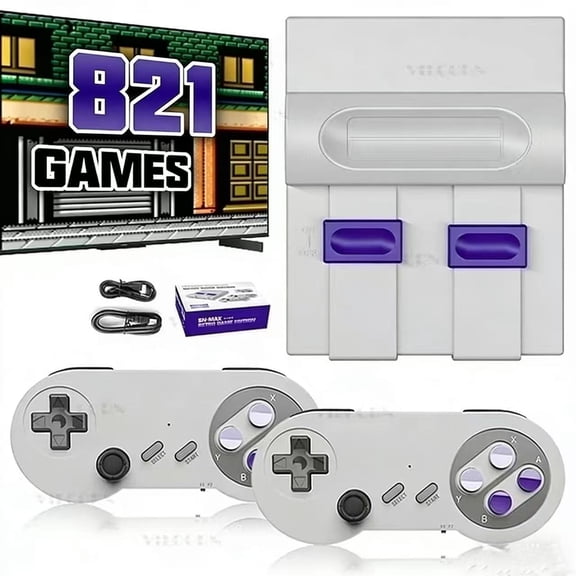 Retro Console, Retro 4k Gaming Stick Pro, Retro Console Gamepad Controller for Boy Gift, Home Game, Entertainment