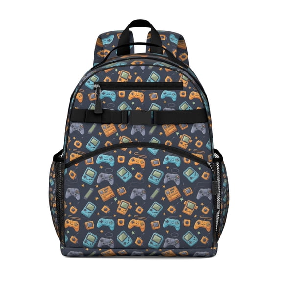 White Cow Engineer Pattern Backpack for School,Cute School Bag,Schoolbag with Adjustable Shoulder Straps & Padded Back,15.25"x11.5"x5.25"