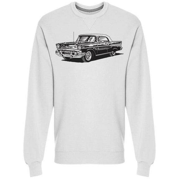 Retro Convertible Sweatshirt Men - Men Sweatshirt, Large