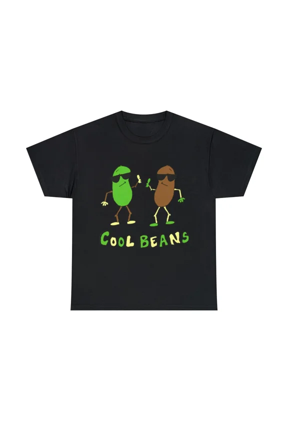 Retro Cool Beans Funny Sarcastic 90s Nostalgia Novelty Quote Unisex T-Shirt, up to size 5XL