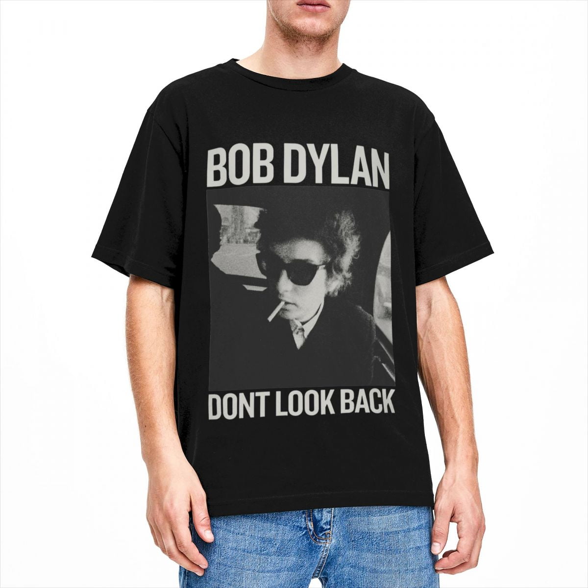 Retro Cool Bob Dylan T Shirts For Men Women 100% Cotton Vintage Crewneck  Popular Singer Tee Shirt Short Sleeve Tops New Arrival