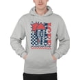thumbnail image 1 of Retro Cool Explosion - 'Coldest Drink In Town' ICEE Graphic Men's Hoodie, 1 of 4