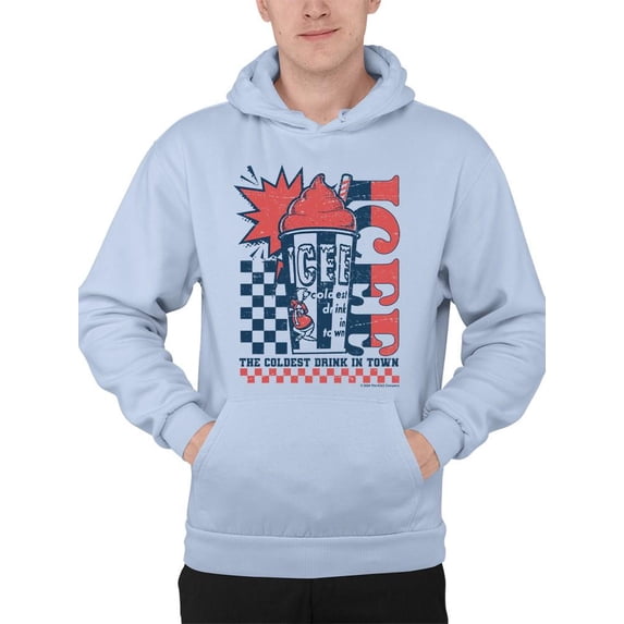 Retro Cool Explosion - 'Coldest Drink In Town' ICEE Graphic Men's Hoodie