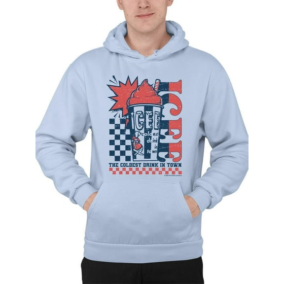 Retro Cool Explosion - 'Coldest Drink In Town' ICEE Graphic Men's Hoodie