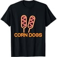 thumbnail image 1 of Retro Corn Dogs Make Hot Dogs On Stick Corn Dog Lover T-Shirt, 1 of 4
