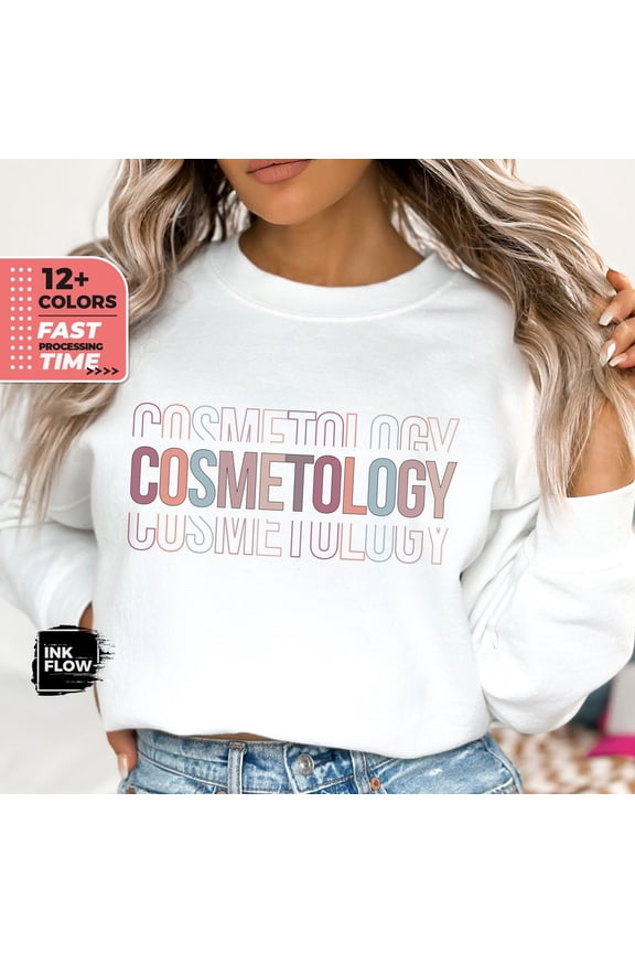 Retro Cosmetology Sweatshirt, Skin Therapist Sweater, Esthetician Shirt, Skin Boss Top, Cosmetology Gift, Skin Care Hoodie, Esthetician Gift TSHIRT All Size S-5XL