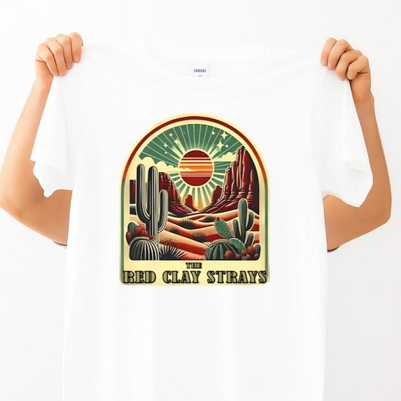 Retro Country Band Red Clay Strays Music Fan Gift Unisex T-Shirt