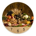 thumbnail image 1 of Retro Country Style Fruit Food Clocks Wall Home Decor Modern Kitchen Room Bedroom Living Room Decor Wall Clock, 1 of 5
