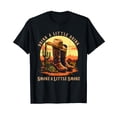 thumbnail image 1 of Retro Cowboy Hat T-Shirt with Sunset Design for Casual Western Style, 1 of 5