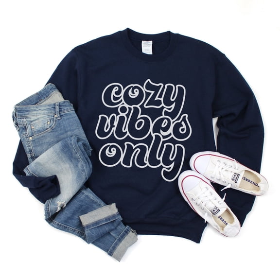 Retro Cozy Vibes Only T-Shirt, Retro Winter T-Shirt, Cozy Retro Pullover T-Shirt, Cozy Vib