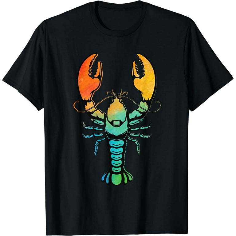 Retro Crawfish Design Louisiana Crayfish Lobster T-Shirt 