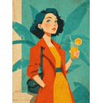 thumbnail image 1 of Retro Creative Juice Illustration Canvas Aesthetic Dorm Room Wall Decor, 1 of 8