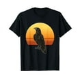 thumbnail image 1 of Retro Crow Bird Sun for Crow and Raven Lovers T-Shirt, 1 of 5