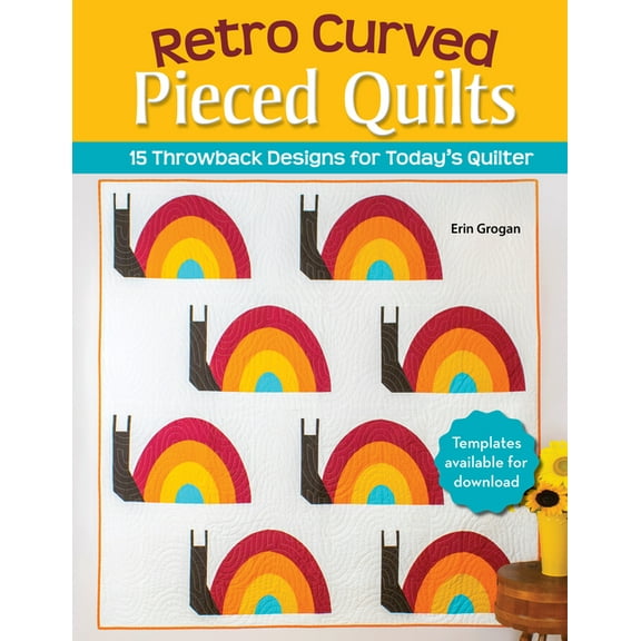 Retro Curved Pieced Quilts: 15 Throwback Designs for Today's Quilter, (Paperback)
