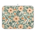 thumbnail image 1 of Retro Cute Peach Flower Dish Drying Mat for Kitchen Counter 16x18 In Absorbent Microfiber Reversible Mats Dish Drainer Protector Rack Pad for Coffee Bar Table, 1 of 8