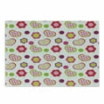 thumbnail image 1 of Retro Cutting Board, Patchwork Inspired Design Colorful Patterned Flowers Hearts and Dots Retro Girlish, Decorative Tempered Glass Cutting and Serving Board, Small Size, Multicolor, by Ambesonne, 1 of 1