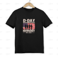 thumbnail image 1 of Retro D-Day 2024 80th Anniversary Tribute Courage History Memorial Quote Unisex T-Shirt, up to size 5XL, 1 of 2