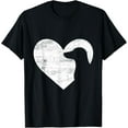 thumbnail image 1 of Retro Dachshund Dog Heart Valentine's Day Dog Lover T-Shirt, 1 of 4