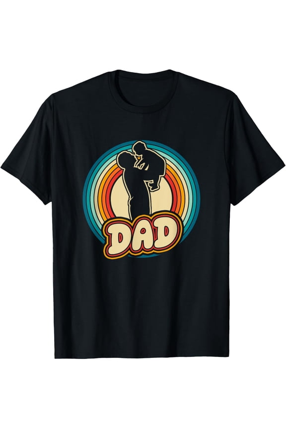 Retro Daddy Papa - Father Vintage Dad T-Shirt