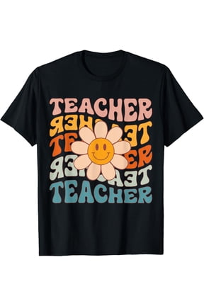 Retro Daisy Elementary School Teacher T-Shirt