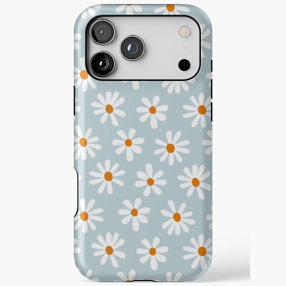 Retro Daisy for iPhone Case 11 through 17 Pro Max - Cute Floral Pattern