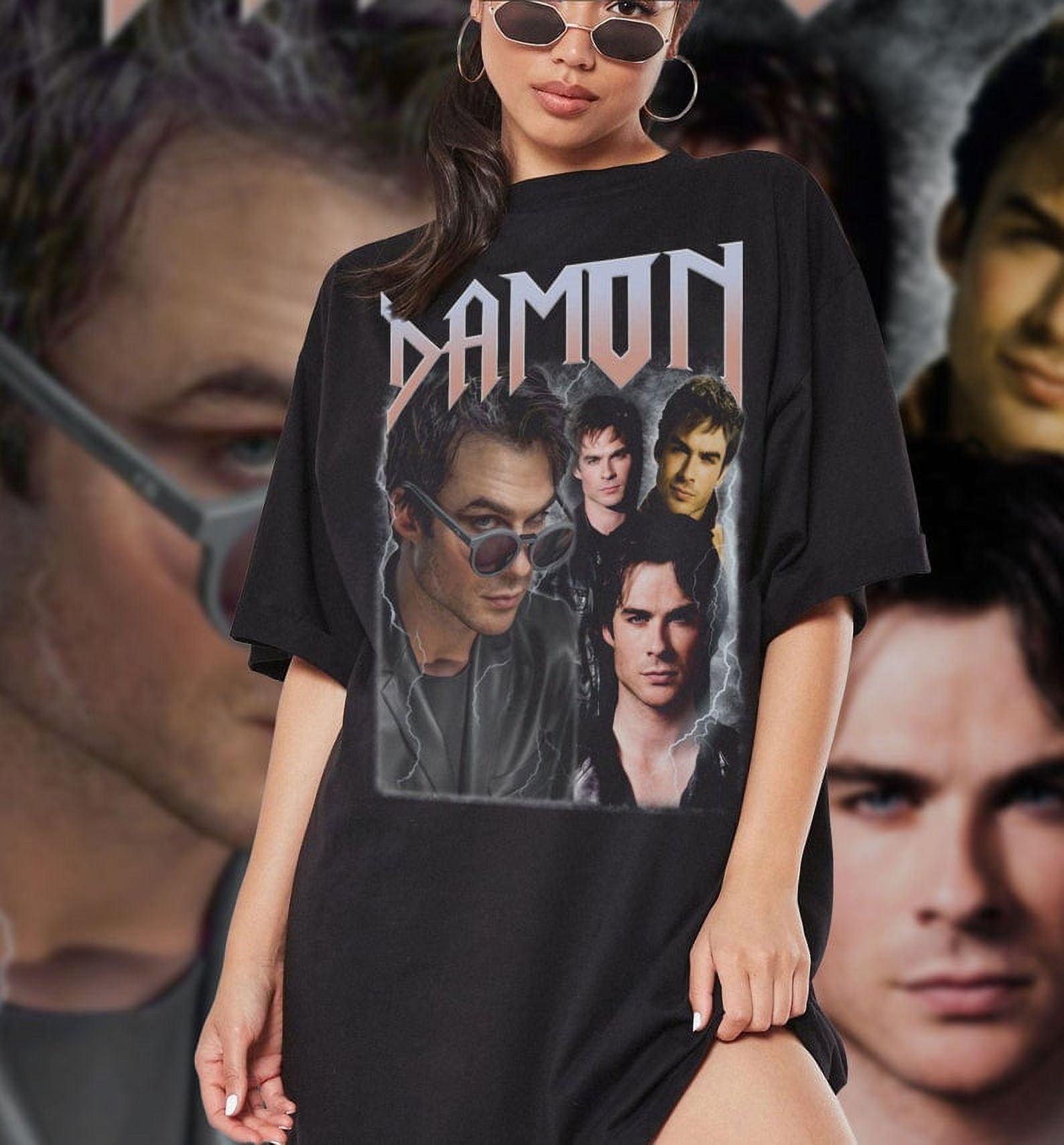 Retro Damon Salvatore ShirtDamon Salvatore , Damon Salvatore Tshirt