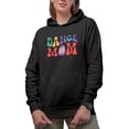 thumbnail image 1 of Retro Dance Mom Merch Gift Ideas for Dancers Black Hooded Sweatshirt or Hoodie, 2XL, 1 of 5