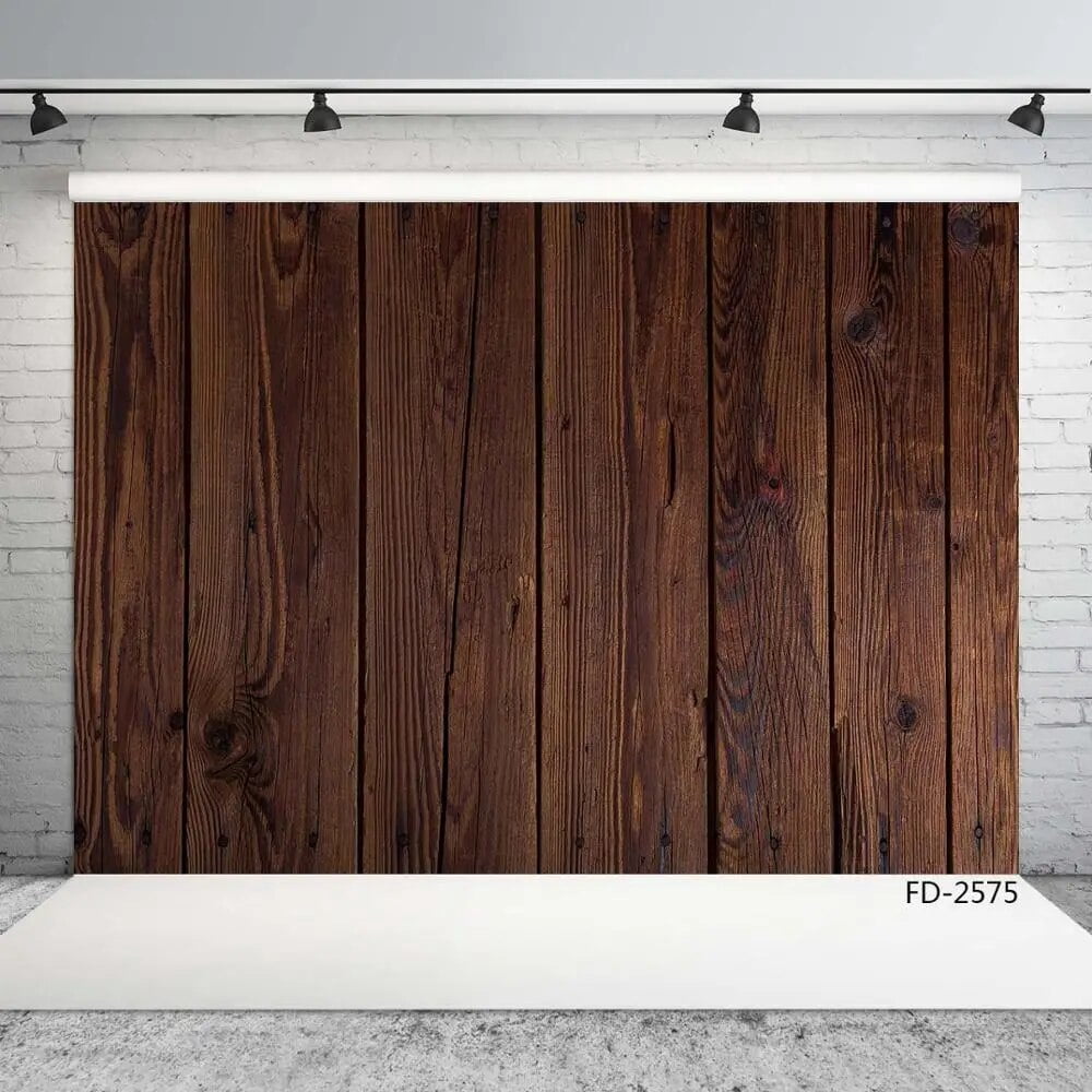 Retro Dark Brown Wood Board Texture Wooden Planks Backdrop Baby Child ...