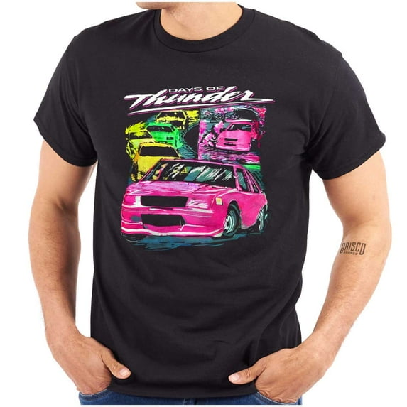 Retro Days of Thunder Movie Racecar Men's Graphic T Shirt Tees Brisco Brands S