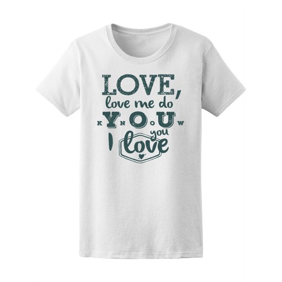 Retro Declaration Of Love T-Shirt Women -Image by Shutterstock, Female Medium