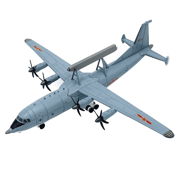 Retro Decor Gift 1:200 Scale China KJ-200 Airborne Warning Alloy Aircraft Model Enthusiasts