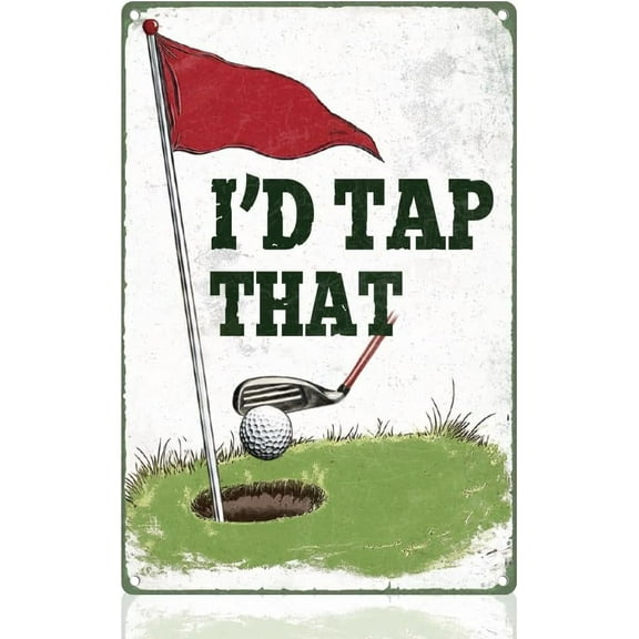 Retro Decor Tin Signs,"Golf - related Humorous Sign",for garage,bar,restaurant,living room,bedroom,kitchen,cafe,bar,812inch