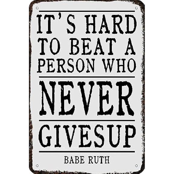 Retro Decor Tin Signs,Inspirational Quote Sign,for garage,bar,restaurant,living room,bedroom,kitchen,cafe,bar,812inch