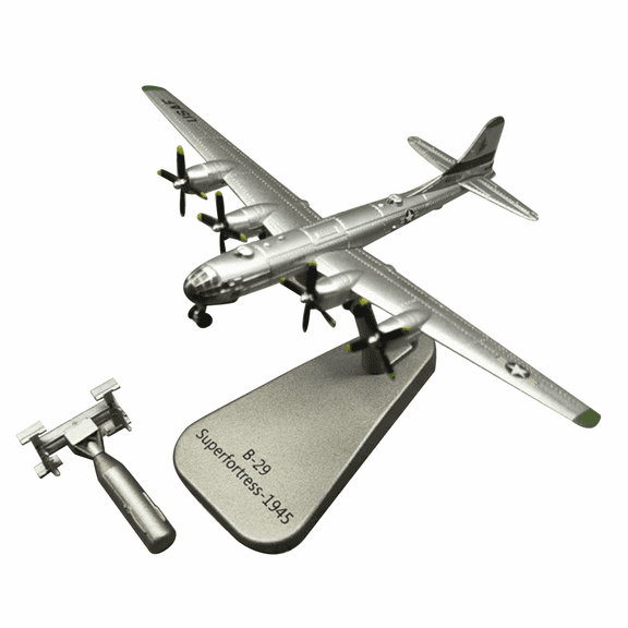 Retro Decor Toy 1:300 Scale US B29 Superfortress Air Fortress Bomber Model for Collectors Enthusiasts APPLAYERR Spare Part