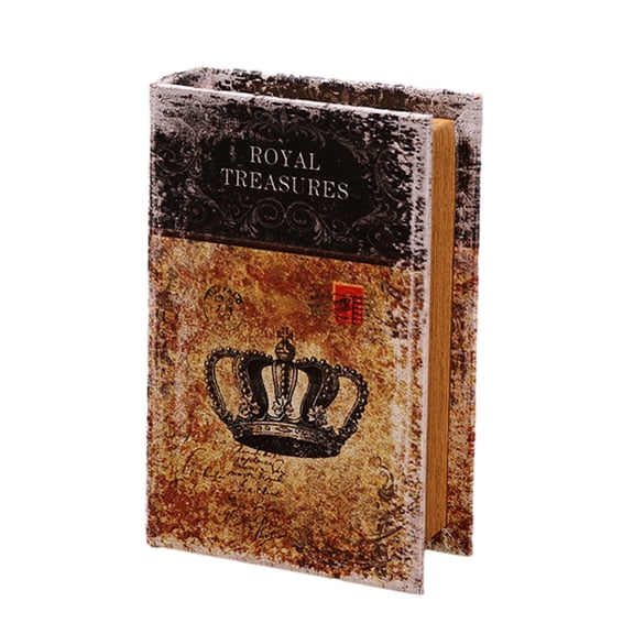 Retro Decorative Book Model Elegant European Inspired Wooden Bookcase Display Box Photography Props for Home Offices