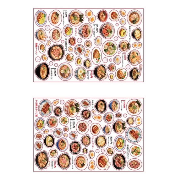 Retro Decorative Sticker Adhesive Paper for Memory Book Diary Wrapping Craft Journal Planner Laptop Embellishment
