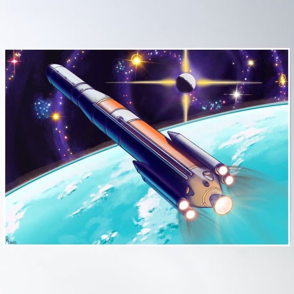 Retro Delta Poster Wall Art, Modern Wall Decor, 8x12 UNFRAMED