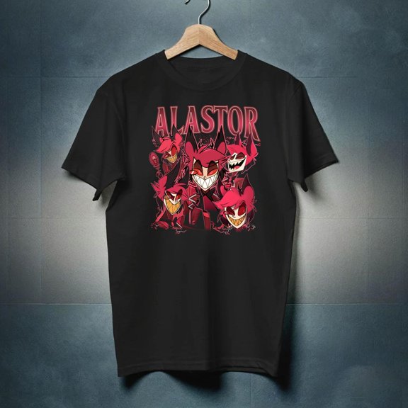 Retro Demon Graphic Tee, Vintage Unisex Oversize Shirt