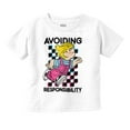 thumbnail image 1 of Retro Dennis Avoiding Responsibility Toddler Boy Girl T Shirt Infant Toddler Brisco Brands 18M, 1 of 6