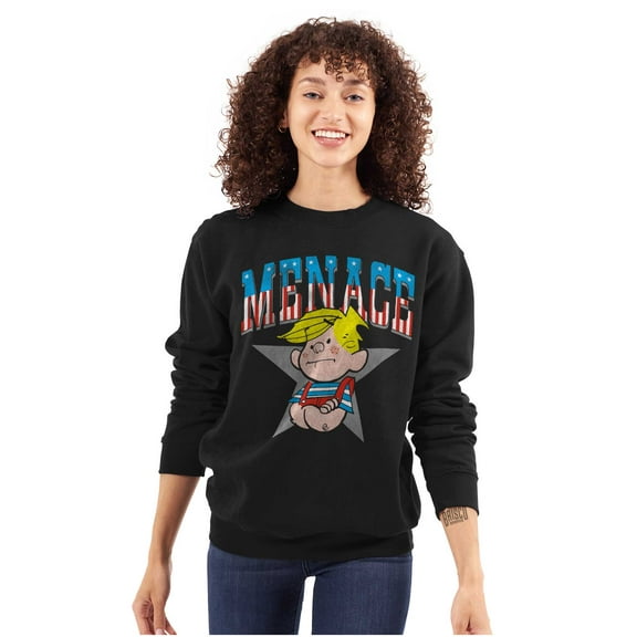 Retro Dennis The Menace American Star Sweatshirt for Men or Women Brisco Brands L