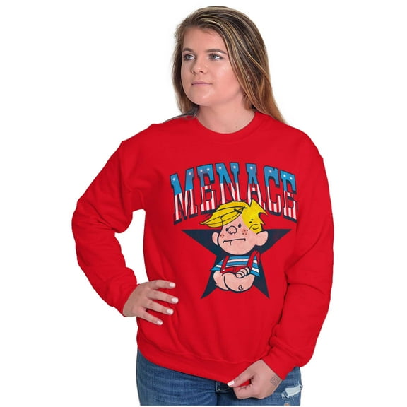 Retro Dennis The Menace American Star Sweatshirt for Men or Women Brisco Brands L