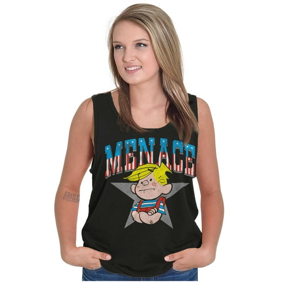 Retro Dennis The Menace American Star Tank Top T Shirts Men Women Brisco Brands X