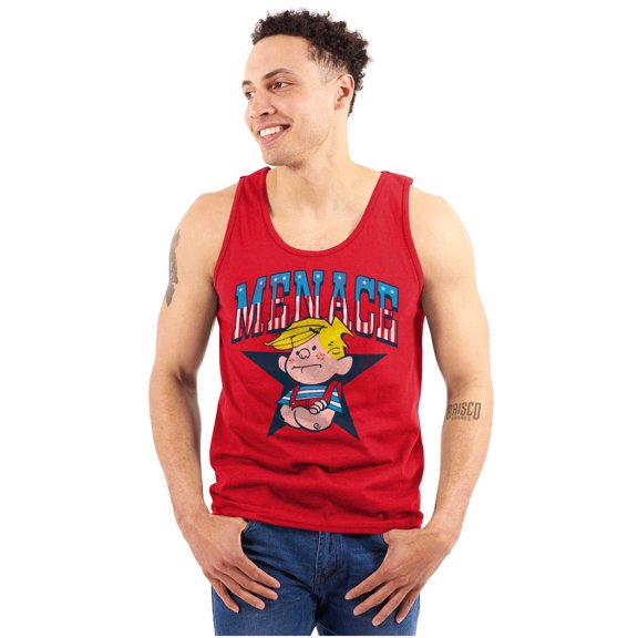 Retro Dennis The Menace American Star Unisex Plus Size Tank Top Brisco Brands 3X