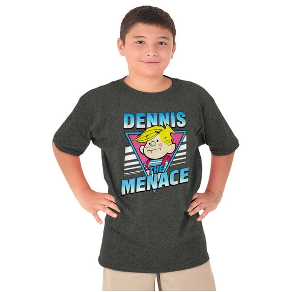Retro Dennis The Menace Cartoon Crewneck T Shirts Boy Girl Teen Brisco Brands XS